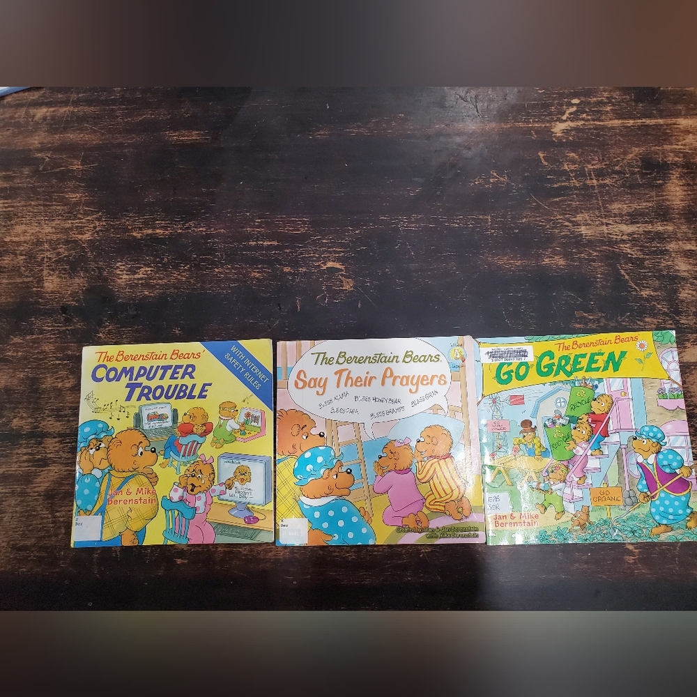 The Berenstain Bears (3 books) Former Library Books